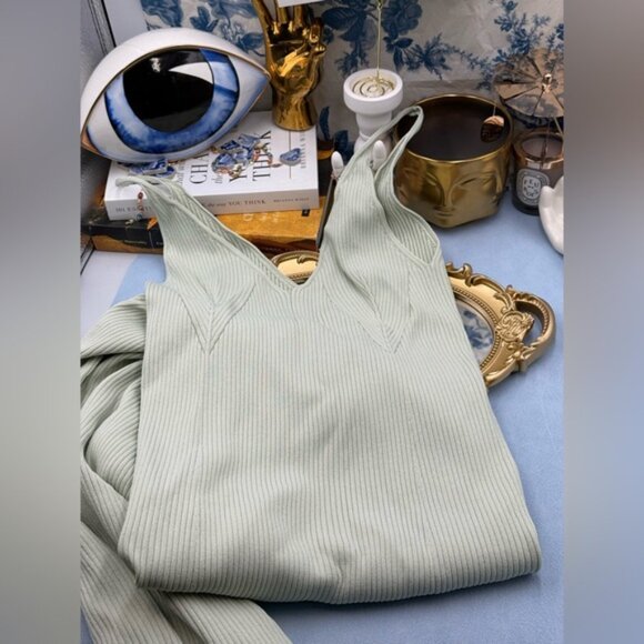 🆕 SIR THE LABEL 🧿 NWOT Peppermint Sandy Knit Maxi Dress, Sz 3 US 8 - Picture 13 of 15